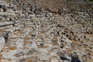 amphithéâtre de kaunos de dalyan, turquie photo