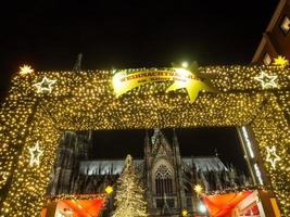 eau de Cologne au moment de noël photo