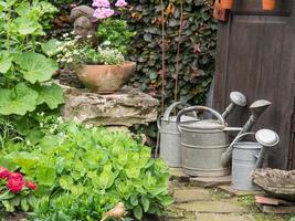 l'heure d'été dans un jardin allemand photo