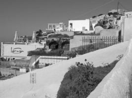 île de santorin en grèce photo