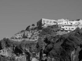 île de santorin en grèce photo