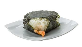 boulette de riz au japon au saumon photo
