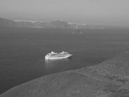 île de santorin en grèce photo