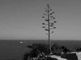 île d'ibiza en mer méditerranée photo