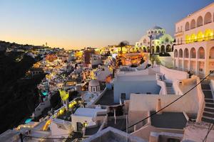 vue sur santorin grèce photo