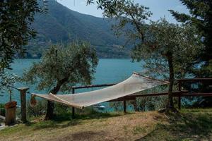 terrasse avec vue sur le lac photo