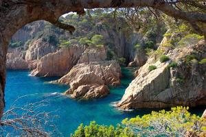 vue sur la costa brava catalane, espagne photo