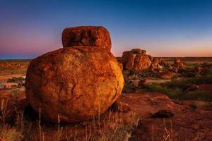 formations rocheuses de granit rondes photo