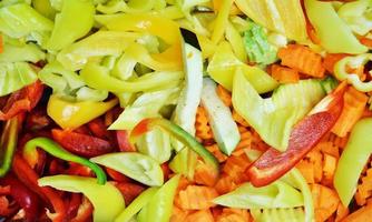 fond de légumes mélangés photo