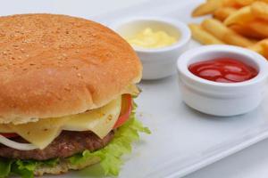 hamburger restauration rapide photo