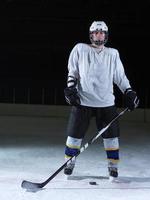 portrait de joueur de hockey photo