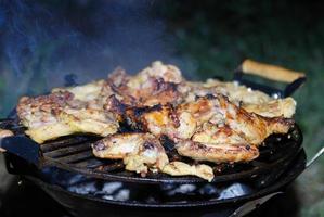 poulet sur grill photo