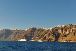 vue sur santorin grèce photo