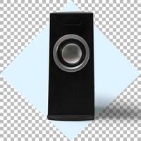 haut-parleur audio sur fond transparent photo