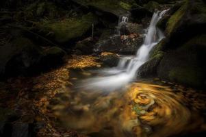 vue sur les cascades d'automne photo