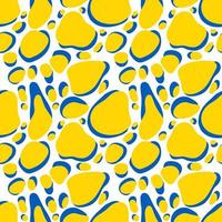 motif ukrainien sans fin pour la conception d'impression. impression textile. motif jaune et bleu. photo