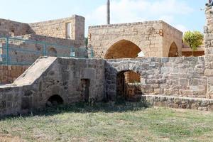 nahariya israël 24 juin 2021. achziv est un parc national situé sur la côte méditerranéenne en galilée occidentale. photo