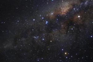 galaxie de la voie lactée avec des étoiles et de la poussière spatiale dans l'univers. photo