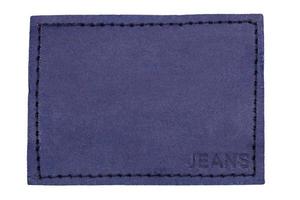 gros plan d'une étiquette de jeans photo