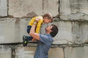 père papa enfant photo