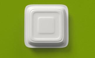 conception de rendu 3d de maquette de boîte de nourriture photo