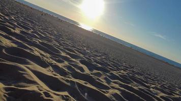 vue sur la plage de moliets dans les landes, france photo