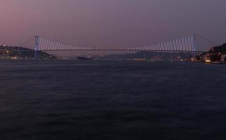 Pont du Bosphore d'Istanbul photo