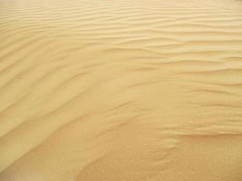 vagues de texture de sable. dunes du désert. paysage de coucher de soleil de dunes du désert. photo