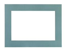 passe-partout plat bleu vert pour cadre photo