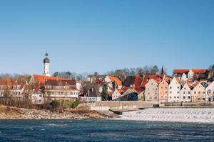 Landsberg am Lech en hiver, à bavaria allemagne photo