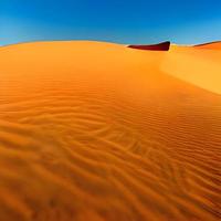 dunes de sable dans le désert du sahara photo