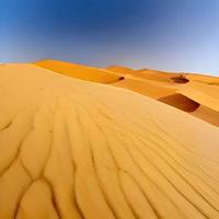 dunes de sable dans le désert du sahara photo