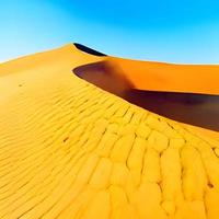 dunes de sable dans le désert du sahara photo