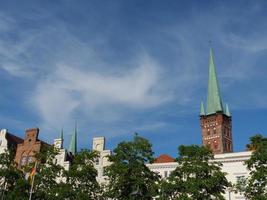 luebeck, allemagne, 2020-la ville de luebeck sur la mer baltique en allemagne photo