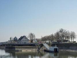 le rhin près de cologne en allemagne photo