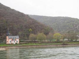 croisière fluviale sur le rhin en allemagne photo