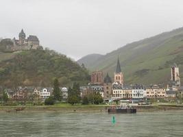 croisière fluviale sur le rhin en allemagne photo