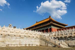 les palais royaux de la ville interdite à beijing, chine