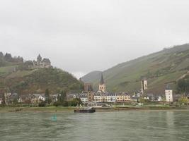 croisière fluviale sur le rhin en allemagne photo