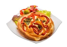 pizza au poivre bulgare photo
