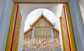porte du temple thaïlandais photo