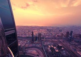 vue sur le centre-ville de dubaï photo