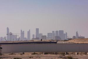 panorama de la ville de dubaï photo