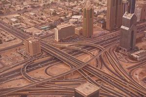 vue sur le centre-ville de dubaï photo