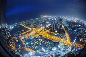 vue sur la ligne d'horizon de dubaï photo