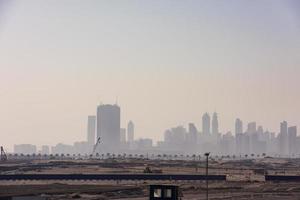 panorama de la ville de dubaï photo