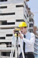 architecte sur chantier photo