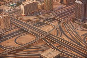 vue sur le centre-ville de dubaï photo