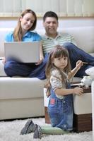 vue sur les finances familiales photo