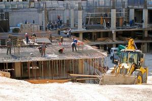 chantier et bulldozer photo